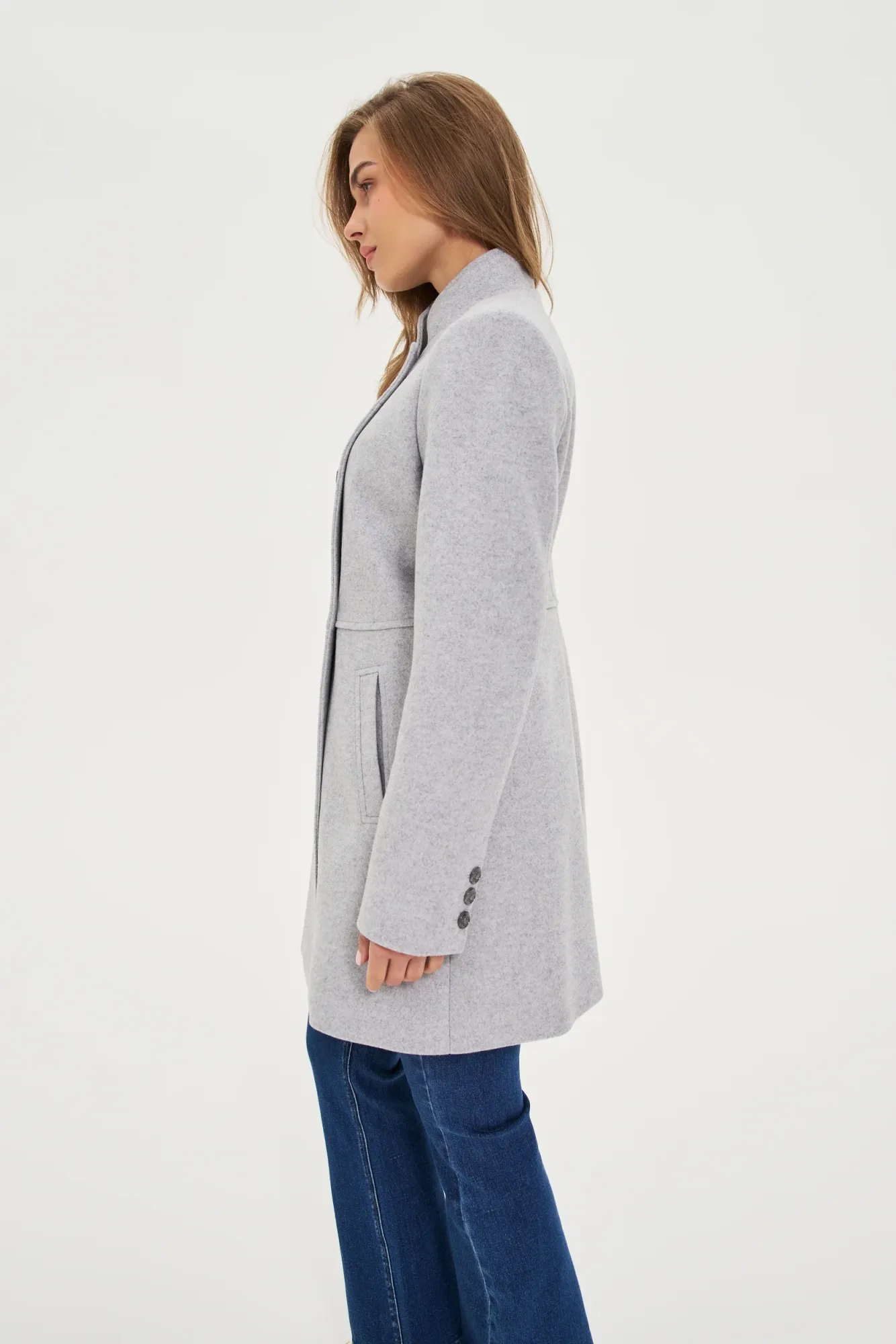 Chaqueta De Mujer Z-KU-4815 GREY MEL - Imagen 3