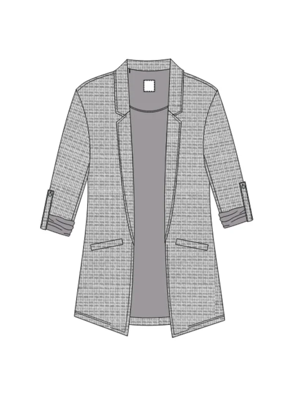 Chaqueta De Mujer Z-MR-4806 L.GREY