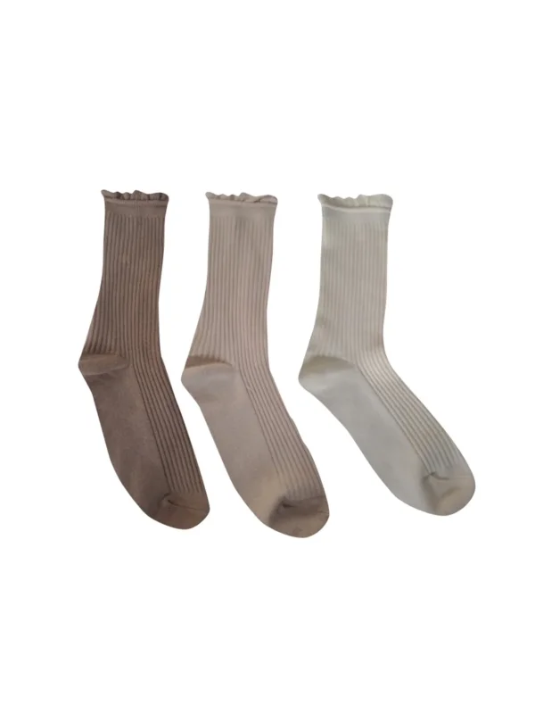Calcetines De Mujer Z-SK-4809 BEIGE