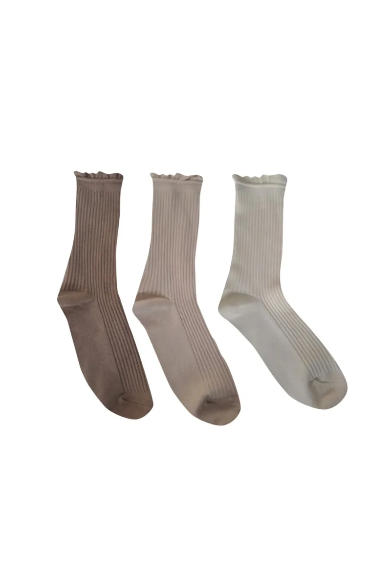 Calcetines De Mujer Z-SK-4809 BEIGE