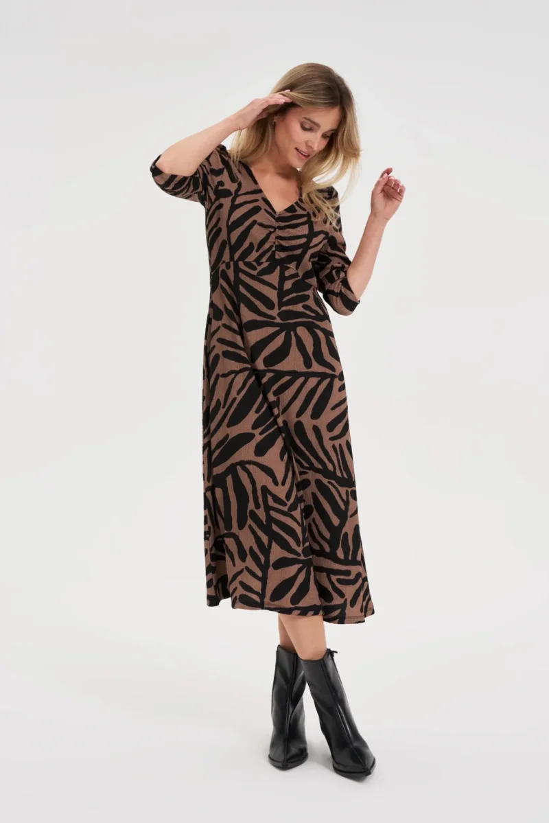 Vestido De Mujer Z-SU-4802 COFFEE - Imagen 4