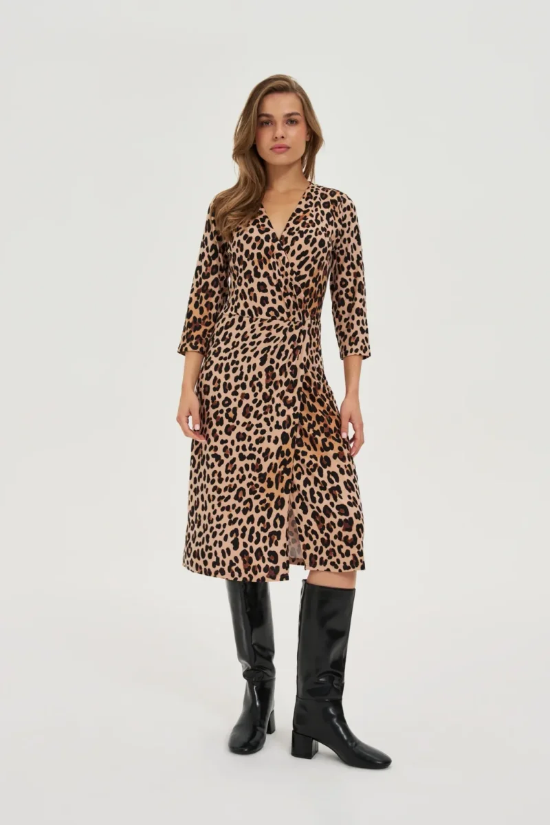 Vestido De Mujer Z-SU-4808 BEIGE - Imagen 4