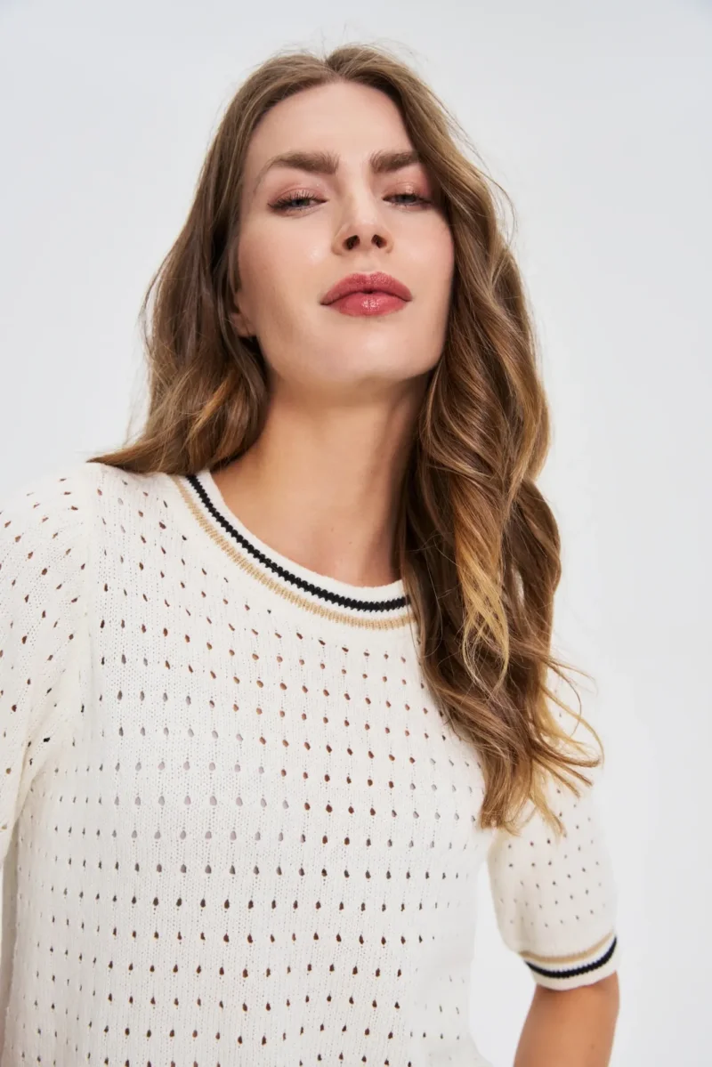 Jersey De Mujer Z-SW-4805 OFF WHITE - Imagen 2