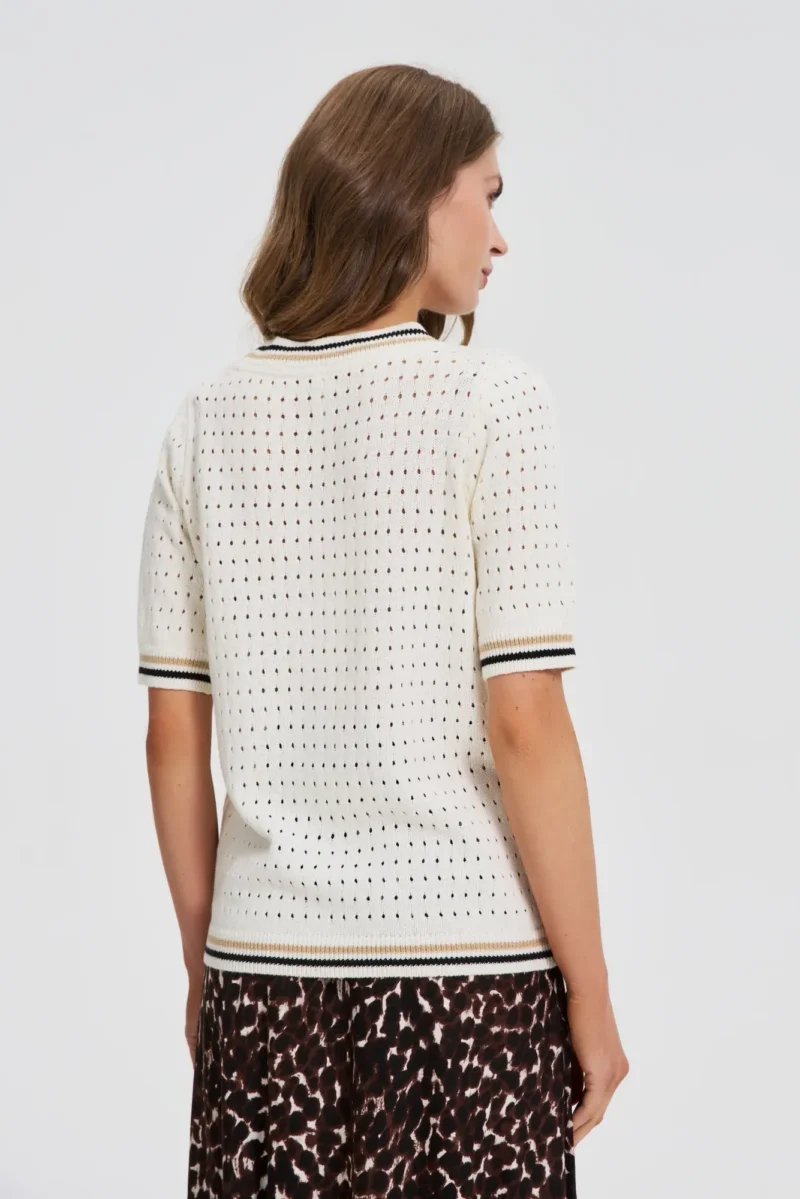 Jersey De Mujer Z-SW-4805 OFF WHITE - Imagen 4