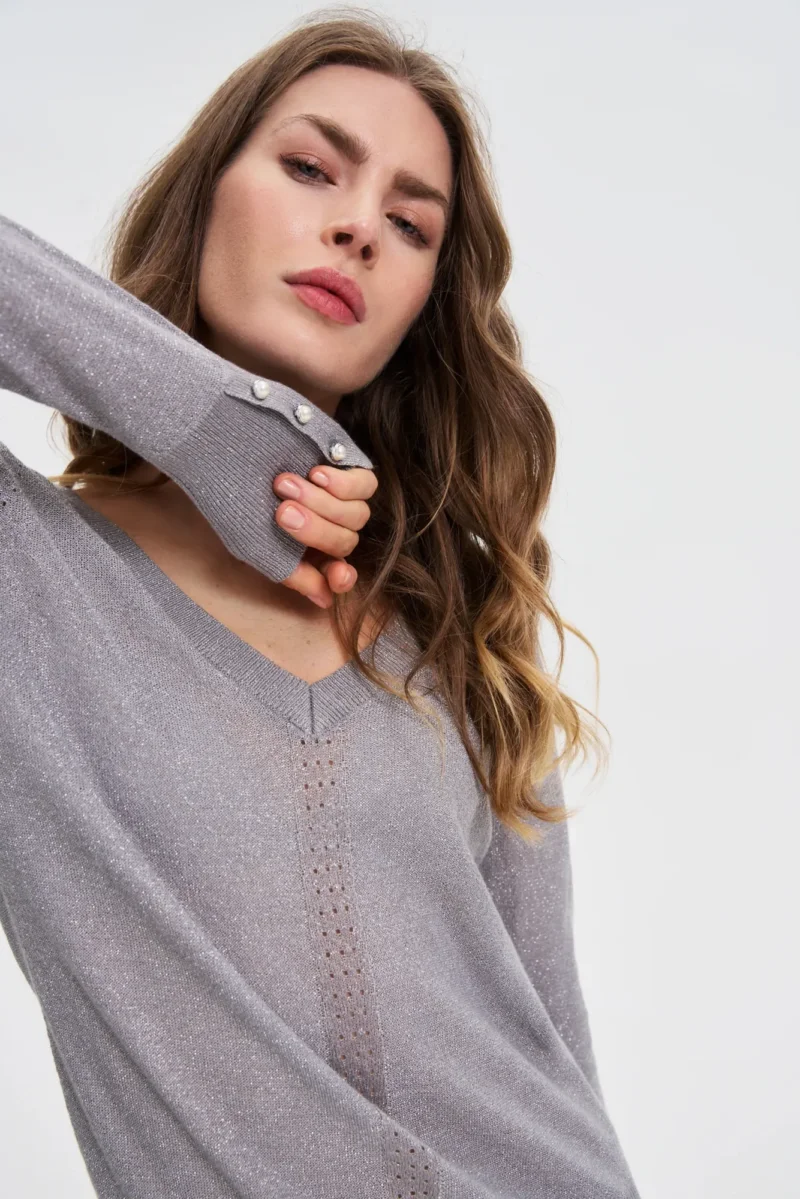 Jersey De Mujer Z-SW-4807 L.GREY MEL