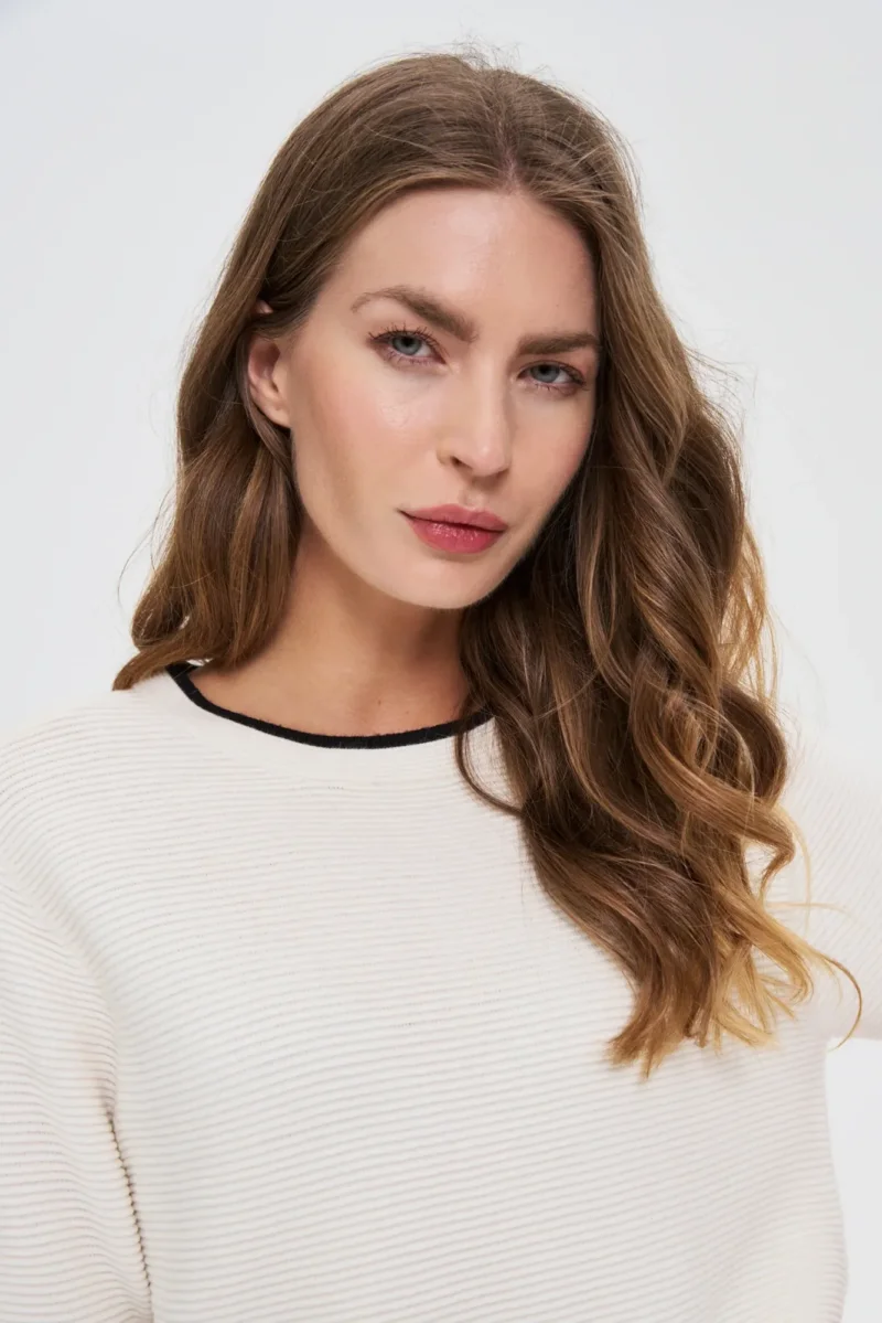Jersey De Mujer Z-SW-4815 OFF WHITE - Imagen 3