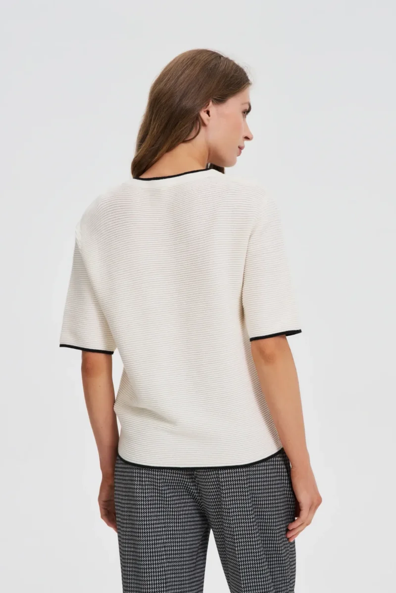 Jersey De Mujer Z-SW-4815 OFF WHITE - Imagen 4