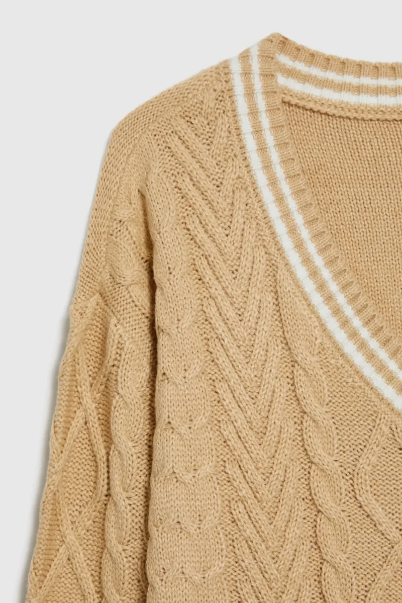 Jersey De Mujer Z-SW-4828 BEIGE - Imagen 8