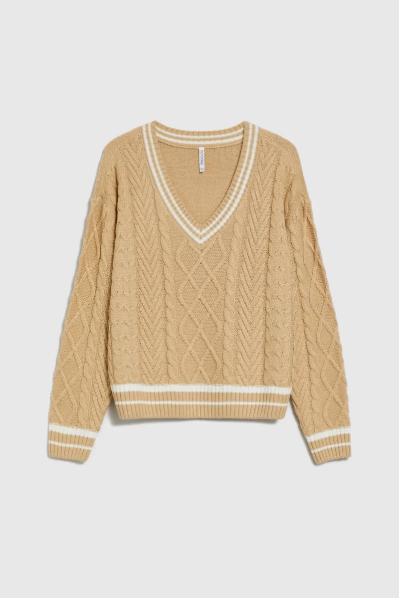 Jersey De Mujer Z-SW-4828 BEIGE - Imagen 7