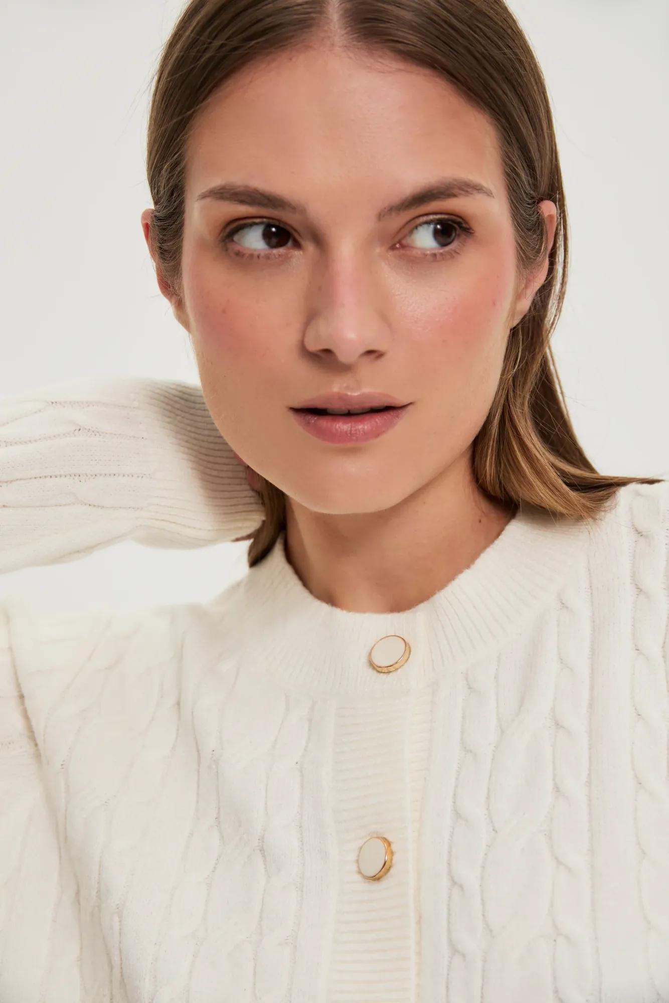 Jersey De Mujer Z-SW-4835 OFF WHITE - Imagen 4