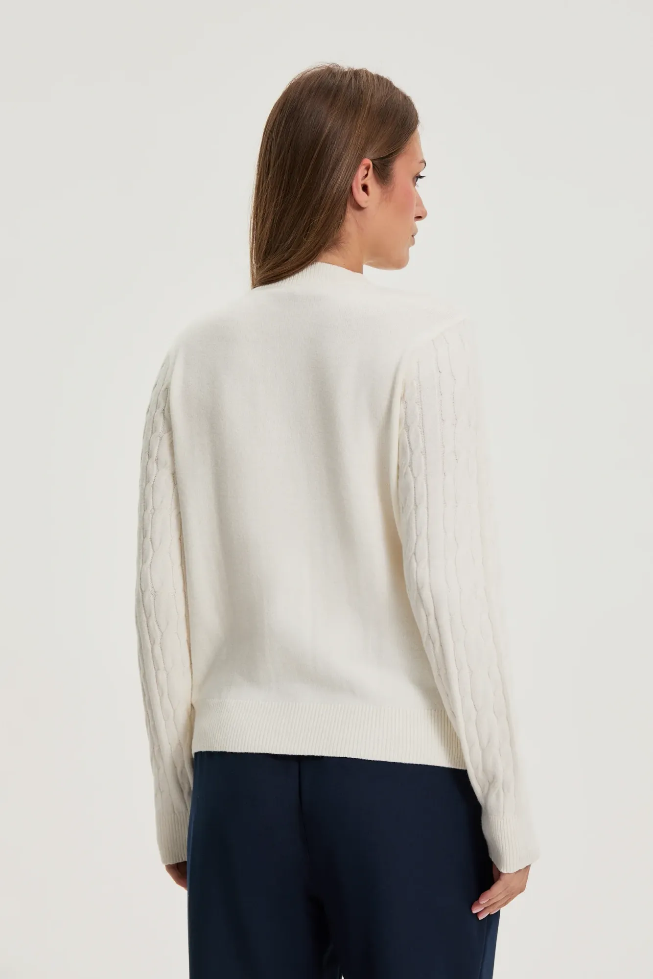 Jersey De Mujer Z-SW-4835 OFF WHITE - Imagen 5