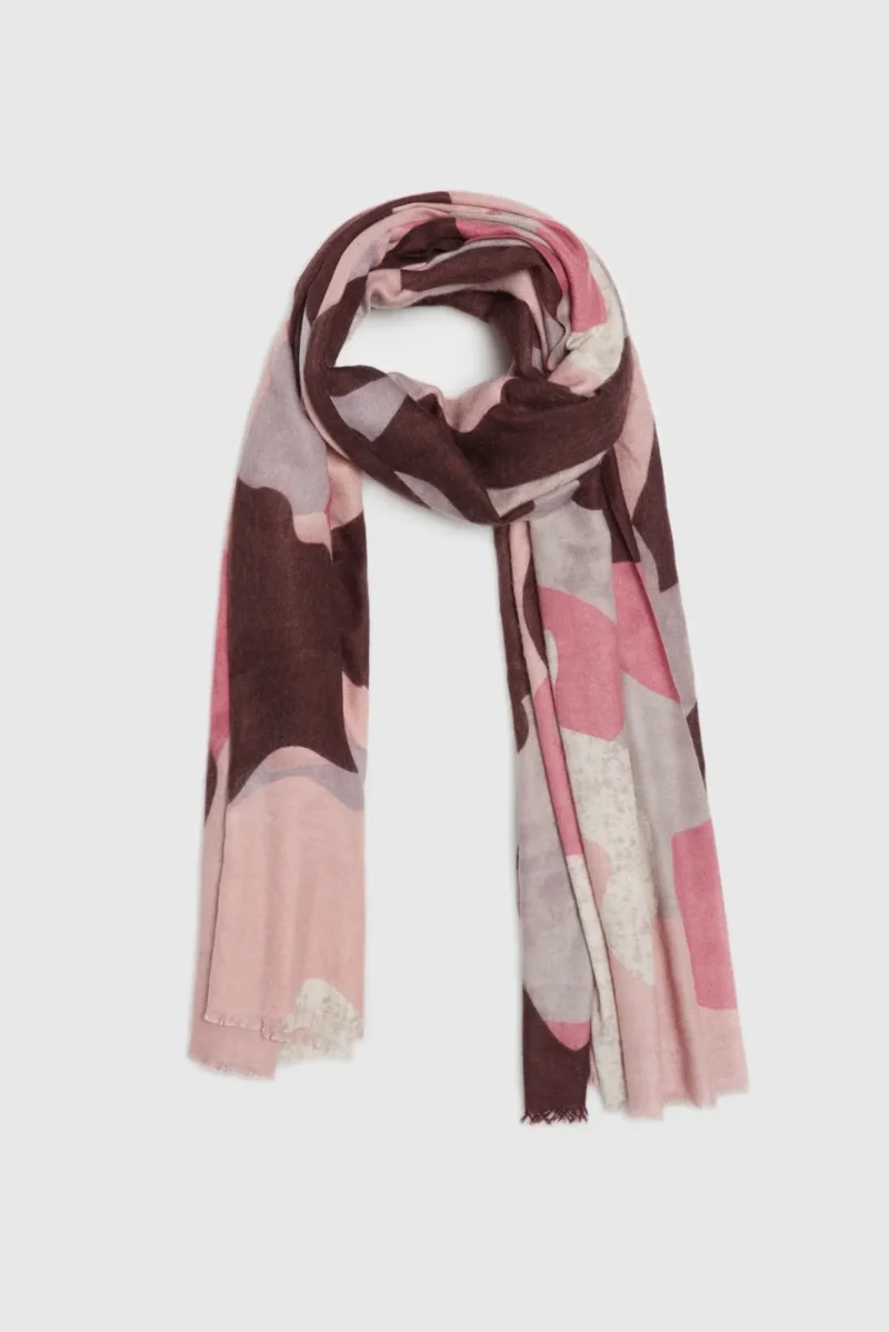 Bufanda De Mujer Z-SZ-4802 BURGUNDY - Imagen 3