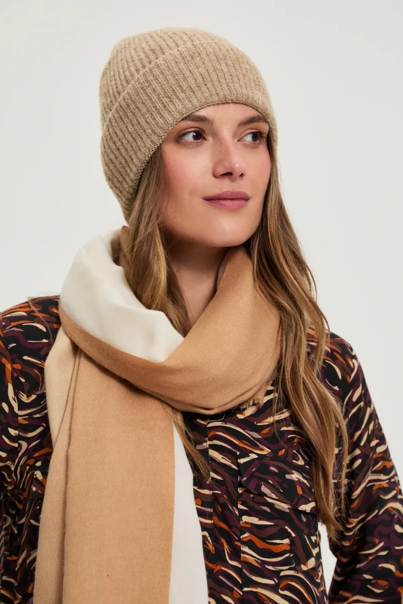 Bufanda De Mujer Z-SZ-4815 BEIGE - Imagen 2