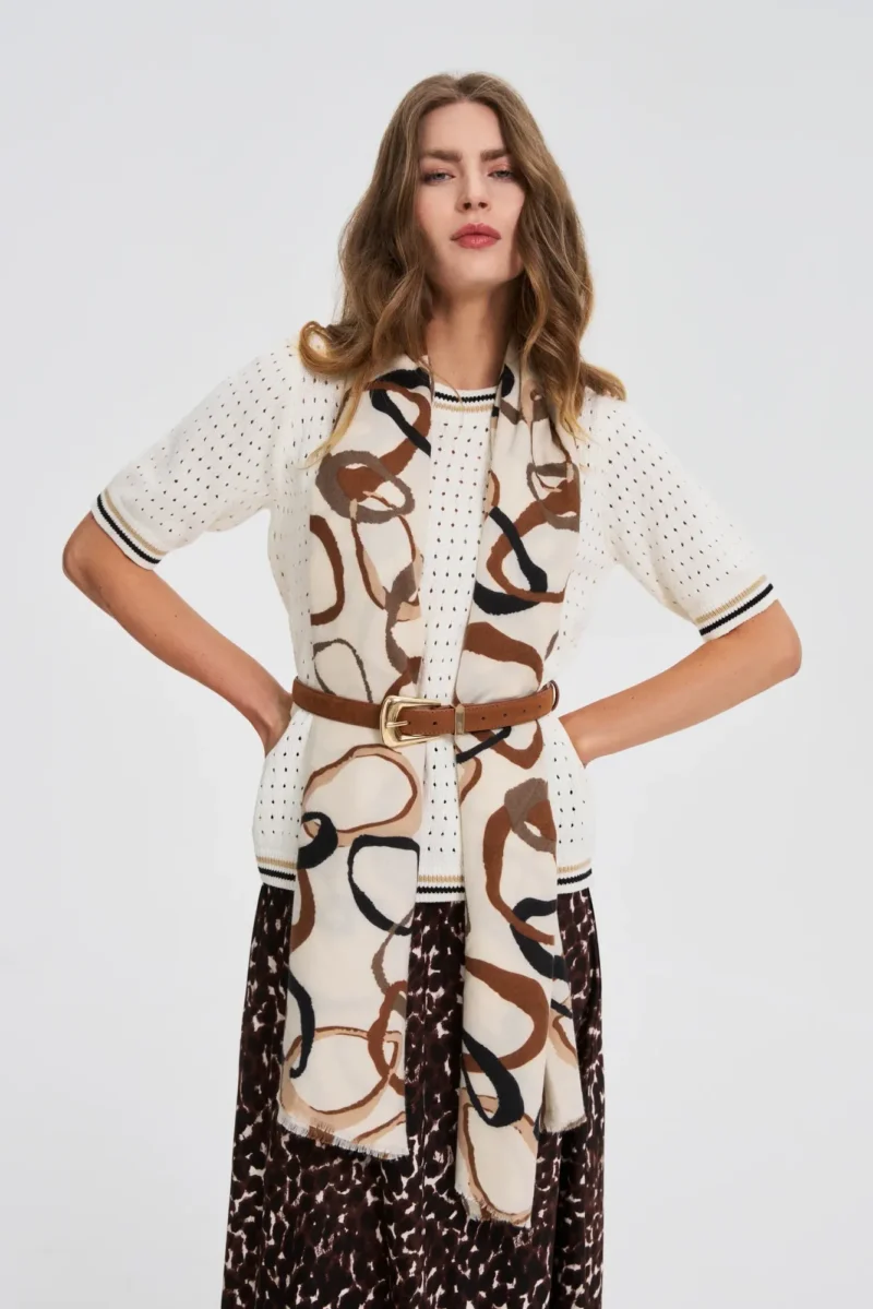 Bufanda De Mujer Z-SZ-4816 BEIGE