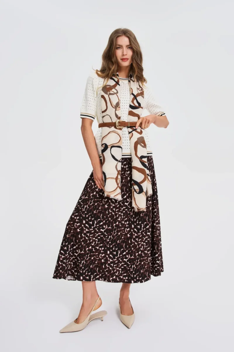 Bufanda De Mujer Z-SZ-4816 BEIGE - Imagen 2