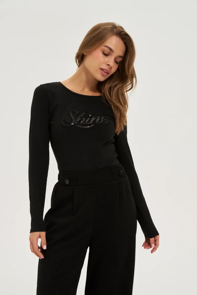 Camiseta Manga Larga De Mujer Z-TS-4800 BLACK