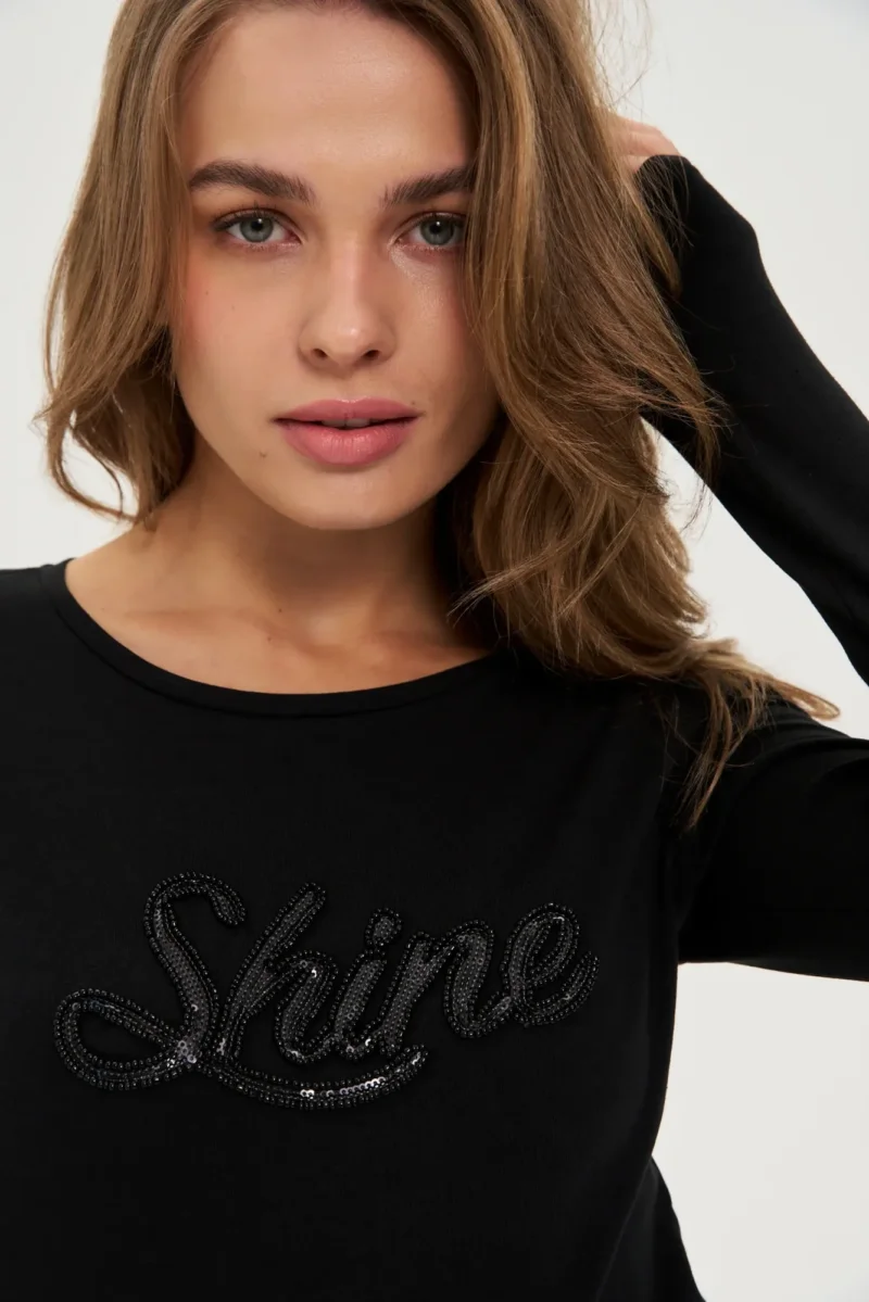Camiseta Manga Larga De Mujer Z-TS-4800 BLACK - Imagen 2