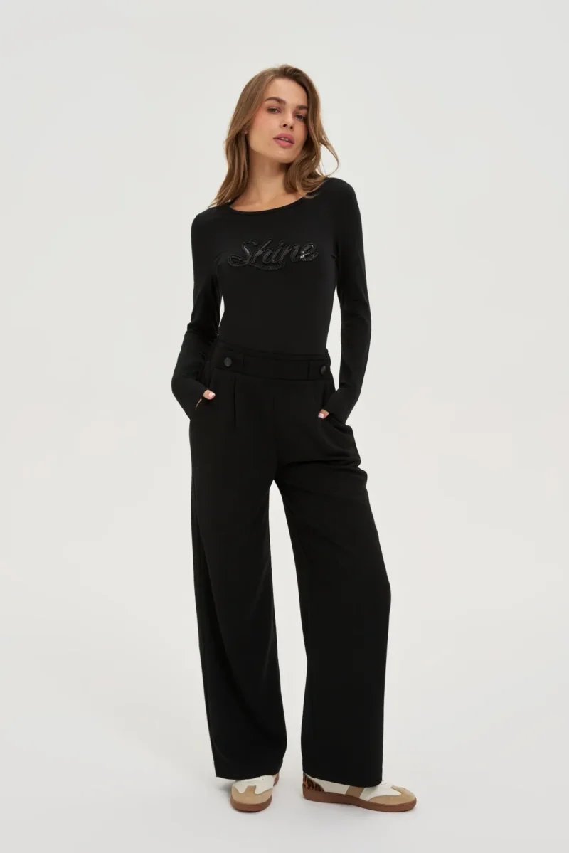 Camiseta Manga Larga De Mujer Z-TS-4800 BLACK - Imagen 3
