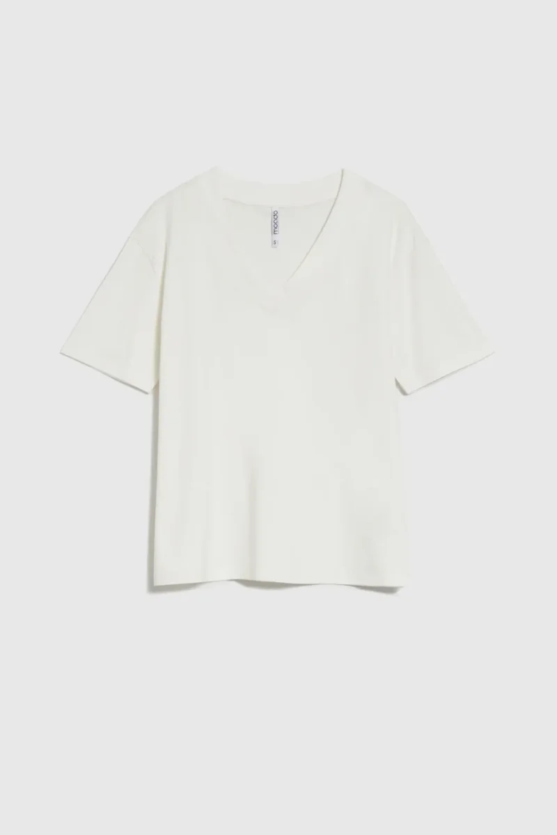 Camiseta Manga Corta De Mujer Z-TS-4801 OFF WHITE - Imagen 6