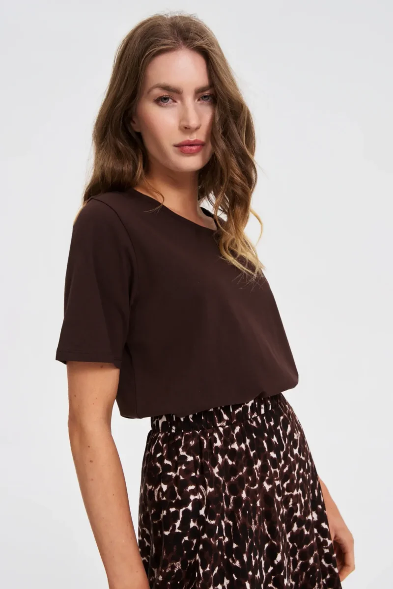 Camiseta Manga Corta De Mujer Z-TS-4804 D.BROWN