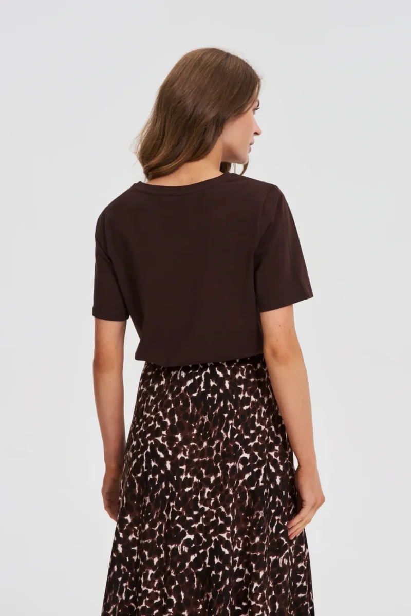 Camiseta Manga Corta De Mujer Z-TS-4804 D.BROWN - Imagen 4