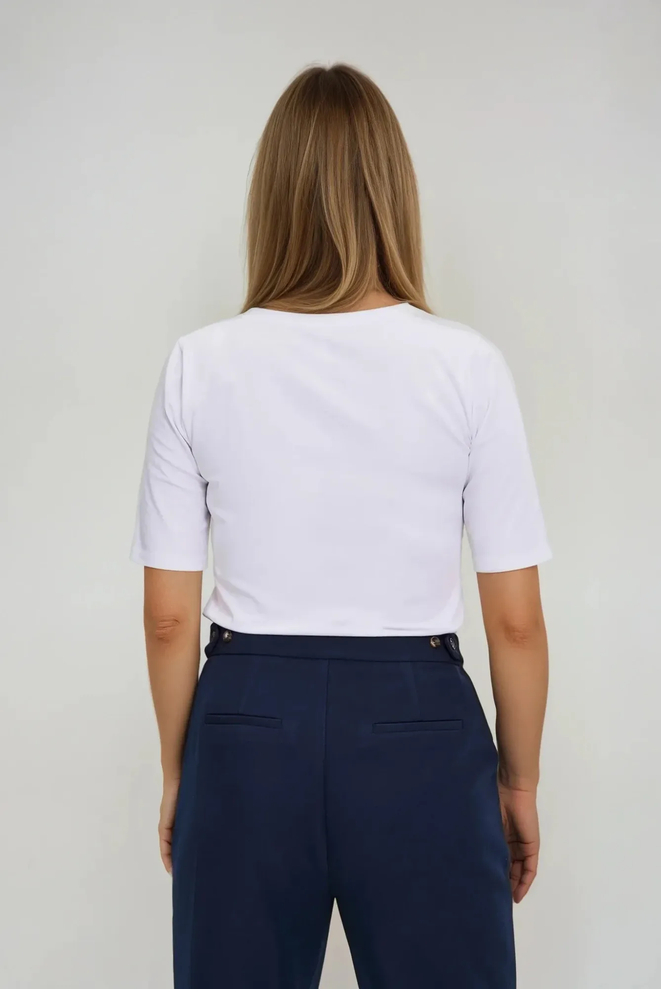 Camiseta Manga Corta De Mujer Z-TS-4805 WHITE - Imagen 2