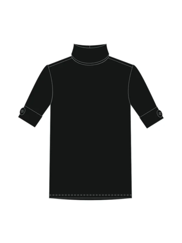Camiseta Manga Corta De Mujer Z-TS-4816 BLACK