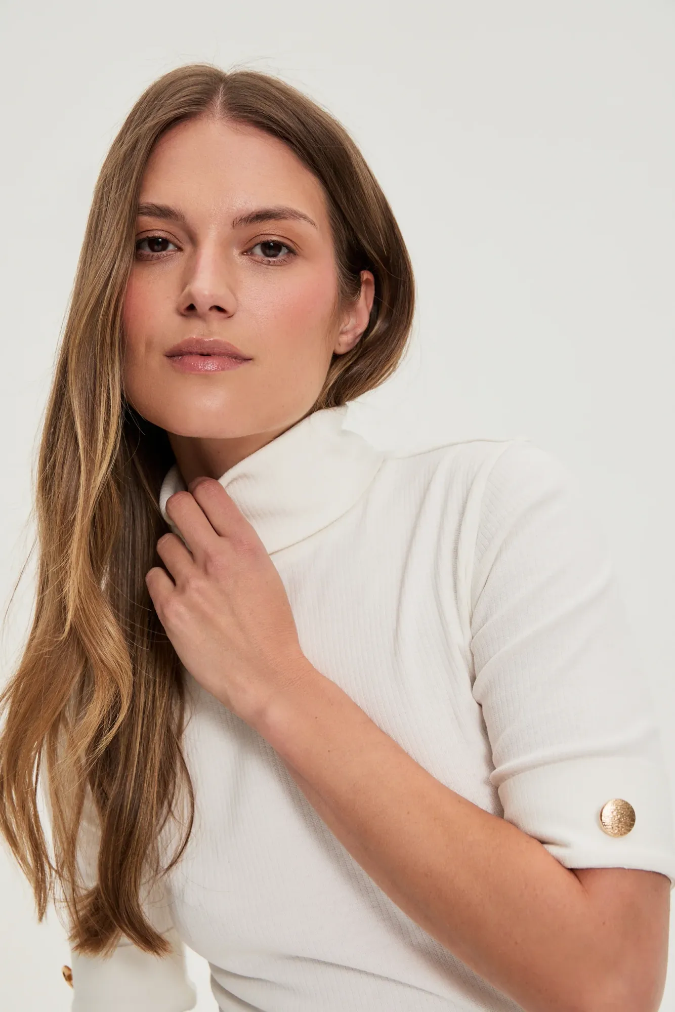 Camiseta Manga Corta De Mujer Z-TS-4816 OFF WHITE