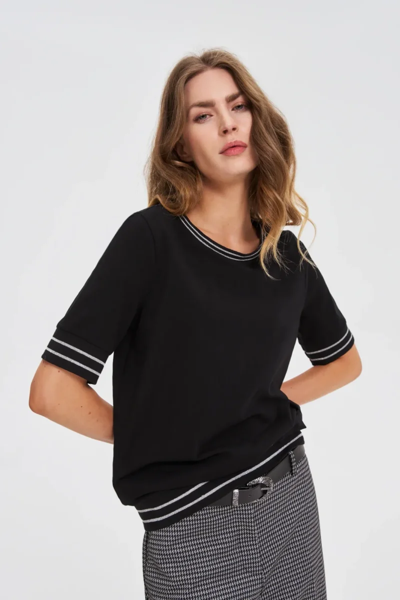 Camiseta Manga Corta De Mujer Z-TS-4817 BLACK