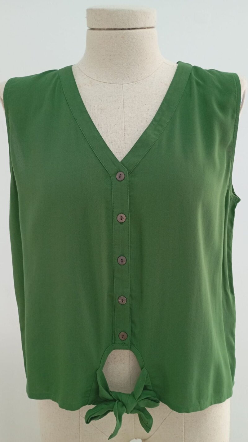 Blusa Sin Mangas De Mujer Tskj25Blk000497X00