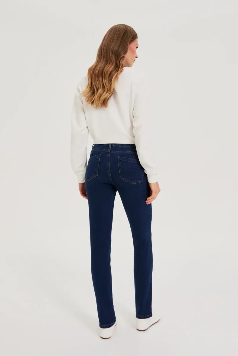 Vaqueros De Mujer Z-JE-4808 NAVY - Imagen 3
