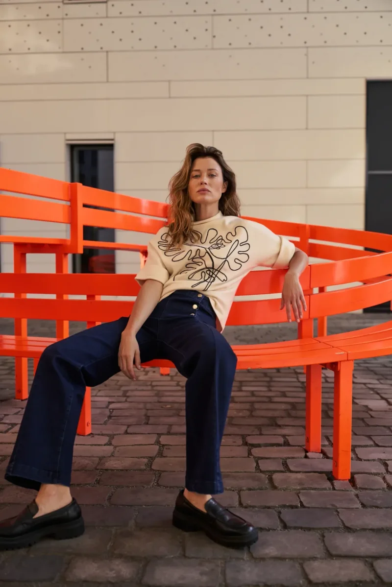 Vaqueros De Mujer Z-JE-4809 D.NAVY - Imagen 4