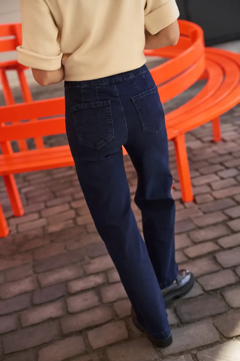 Vaqueros De Mujer Z-JE-4809 D.NAVY - Imagen 2