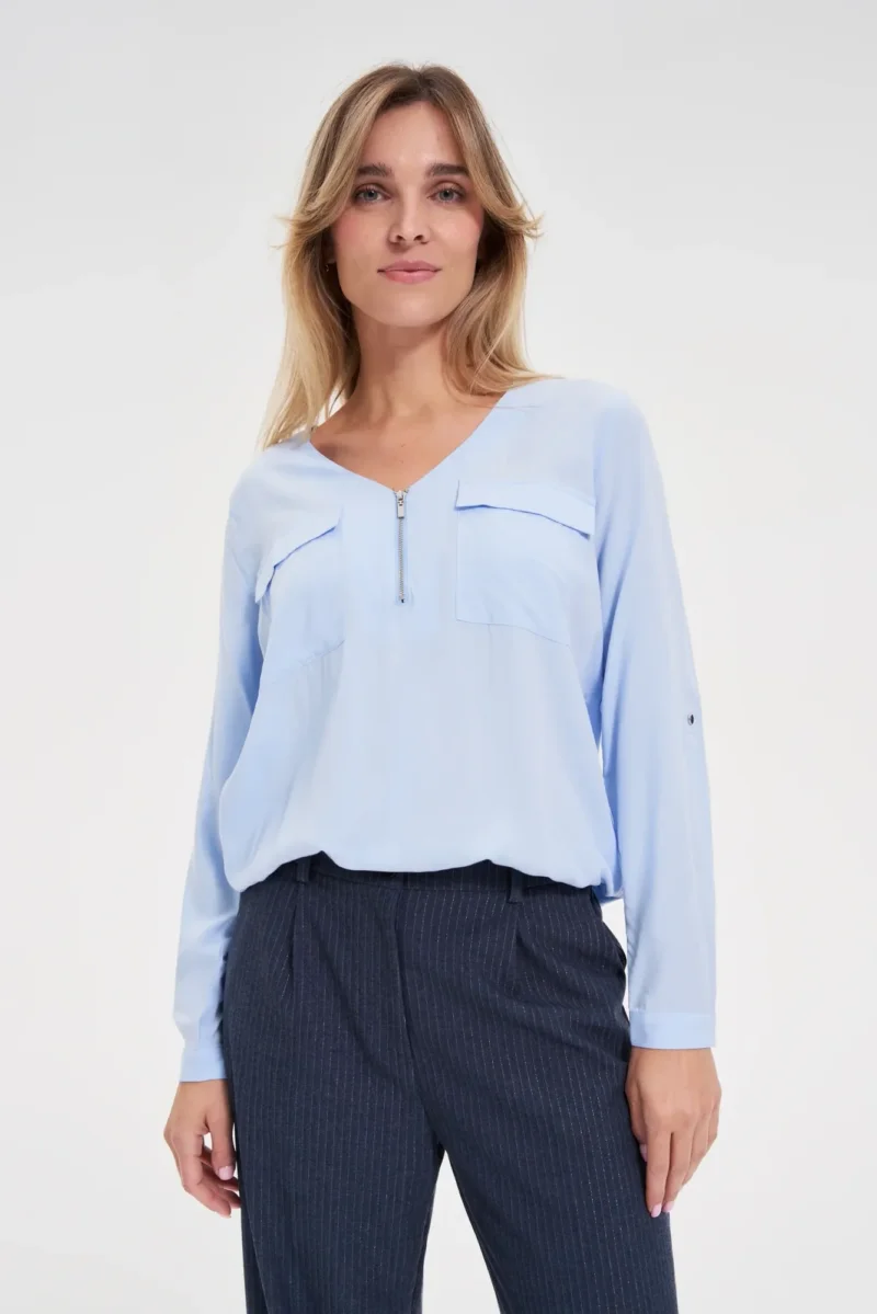 Camisa De Mujer Z-KO-4814 L.BLUE