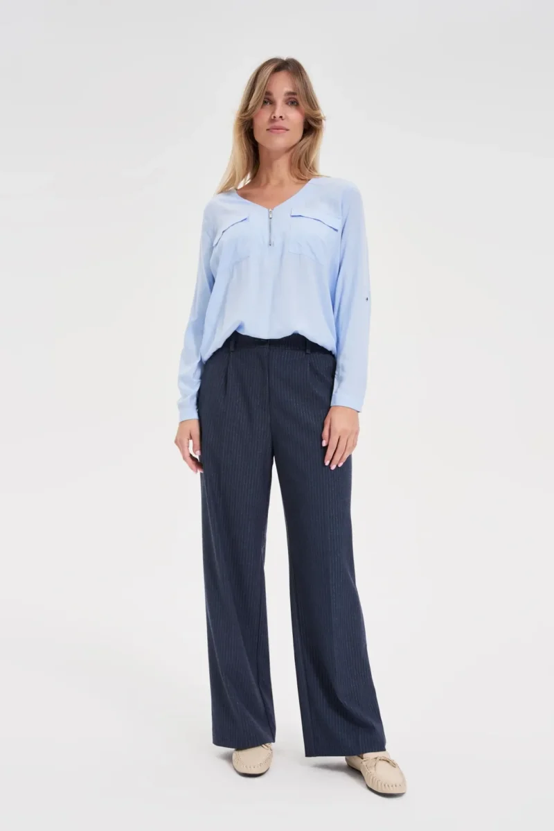 Camisa De Mujer Z-KO-4814 L.BLUE - Imagen 3