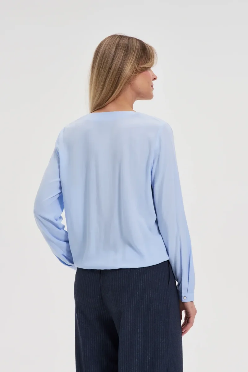 Camisa De Mujer Z-KO-4814 L.BLUE - Imagen 4