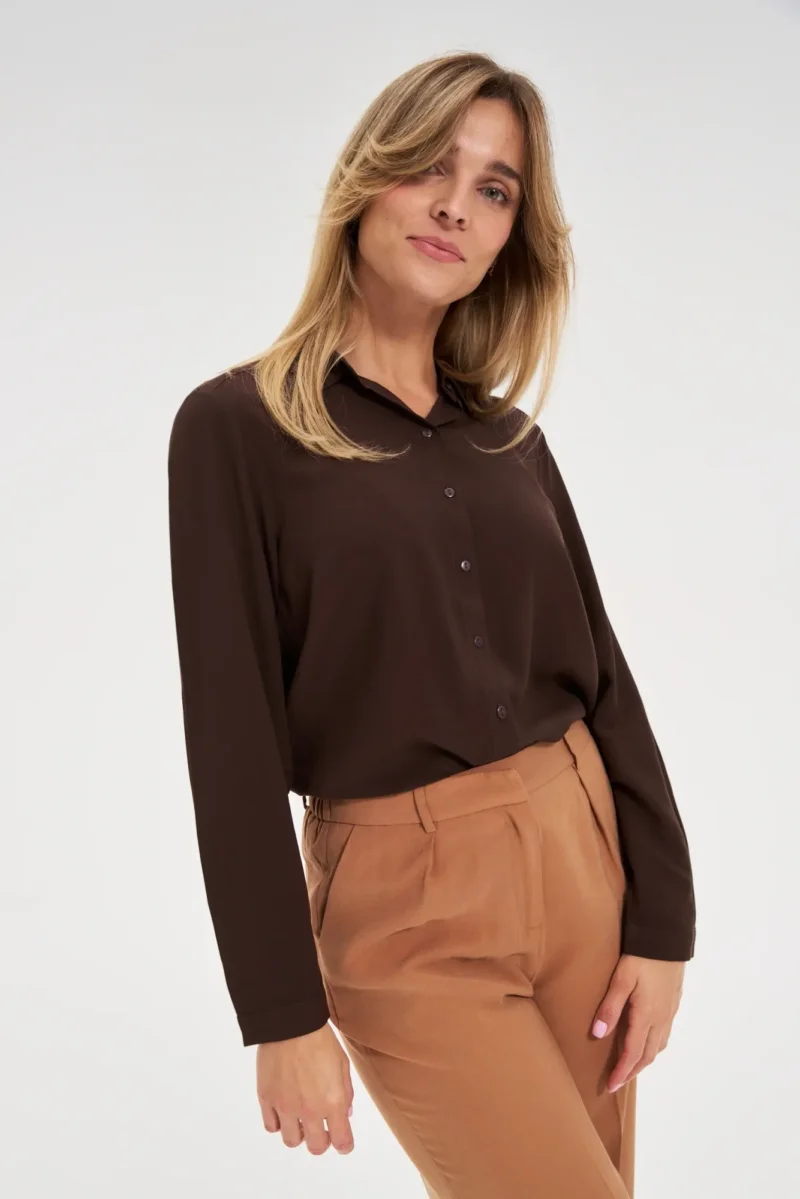 Camisa De Mujer Z-KO-4822 BROWN