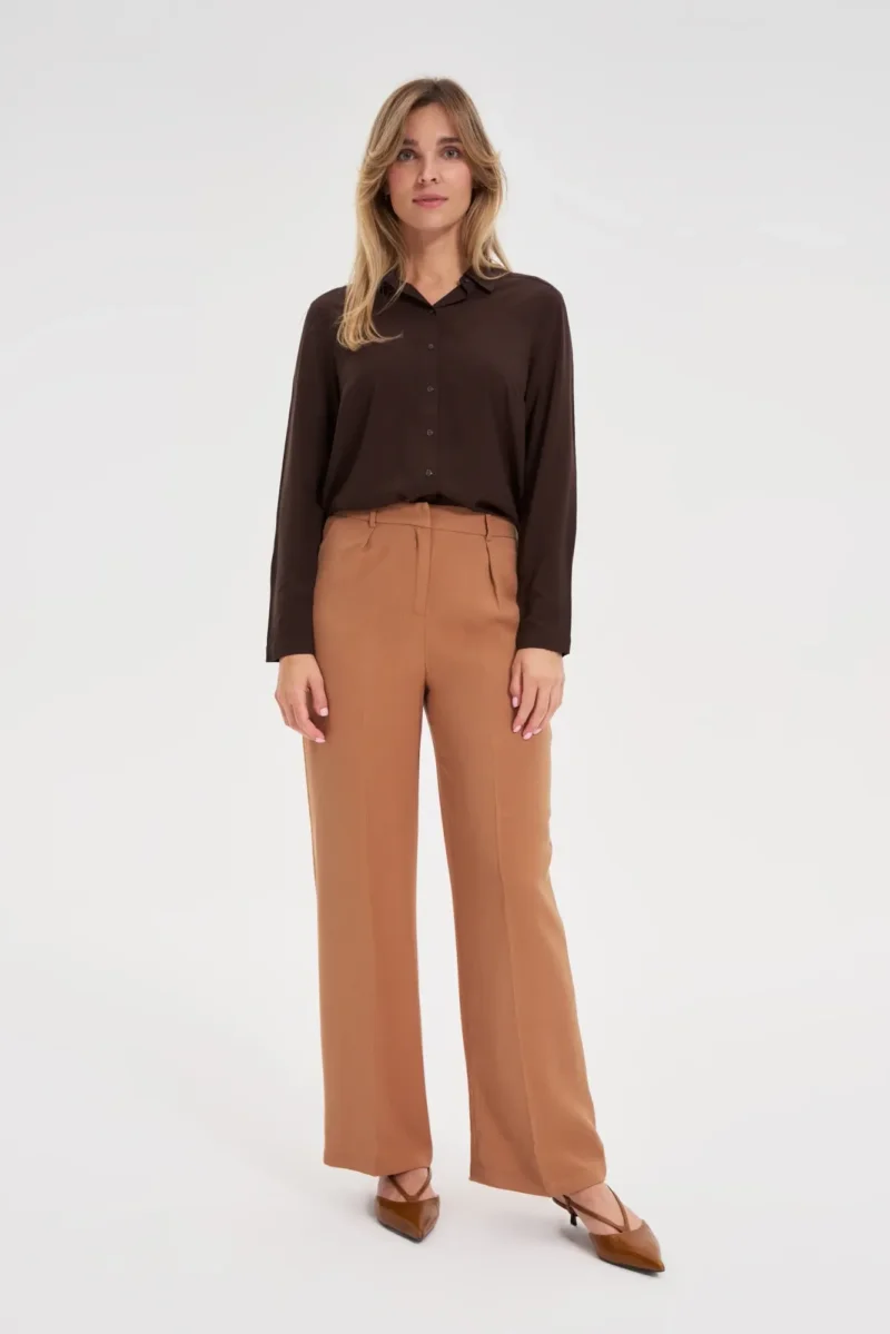 Camisa De Mujer Z-KO-4822 BROWN - Imagen 2