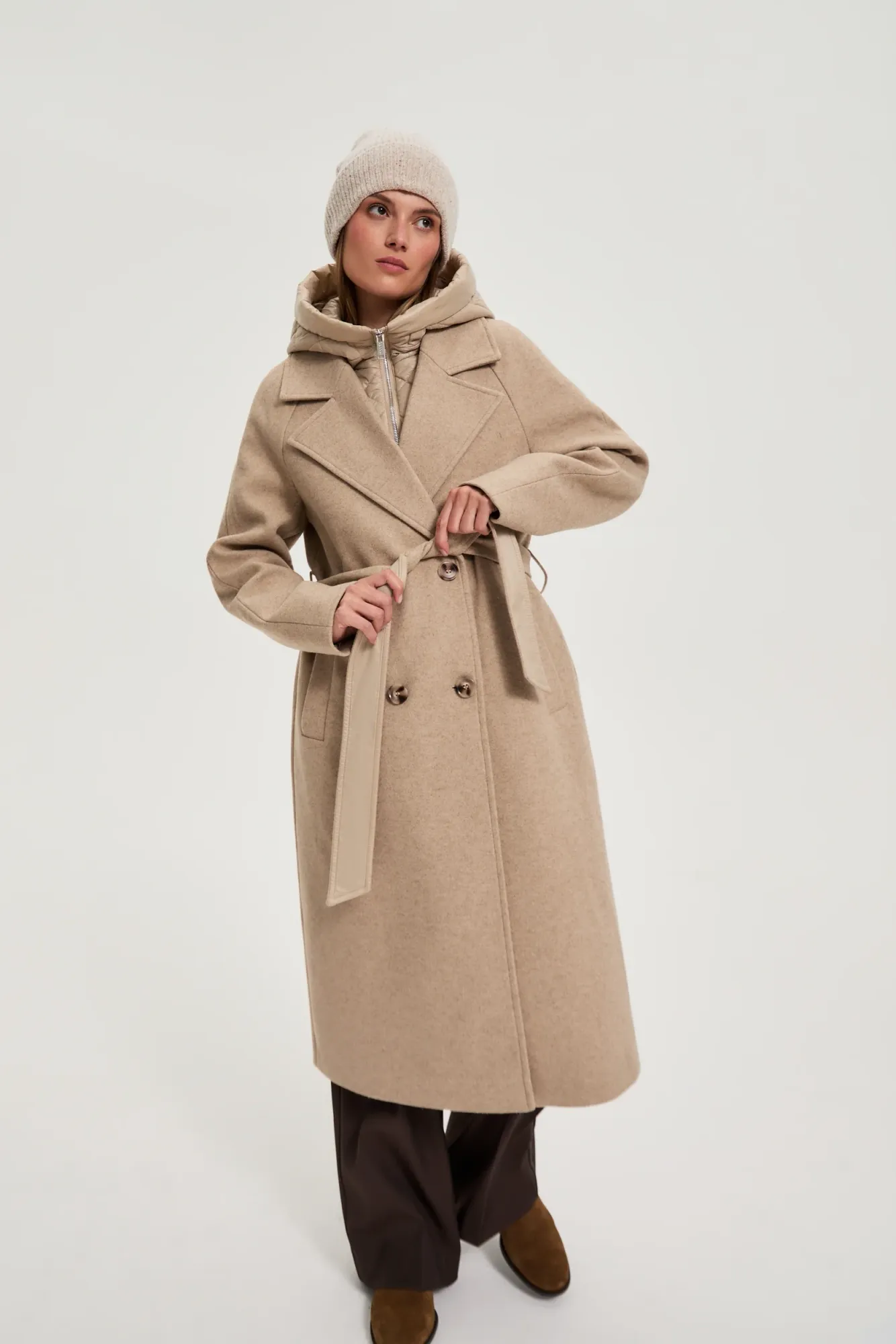 Chaqueta De Mujer Z-KU-4801 BEIGE MEL - Imagen 3