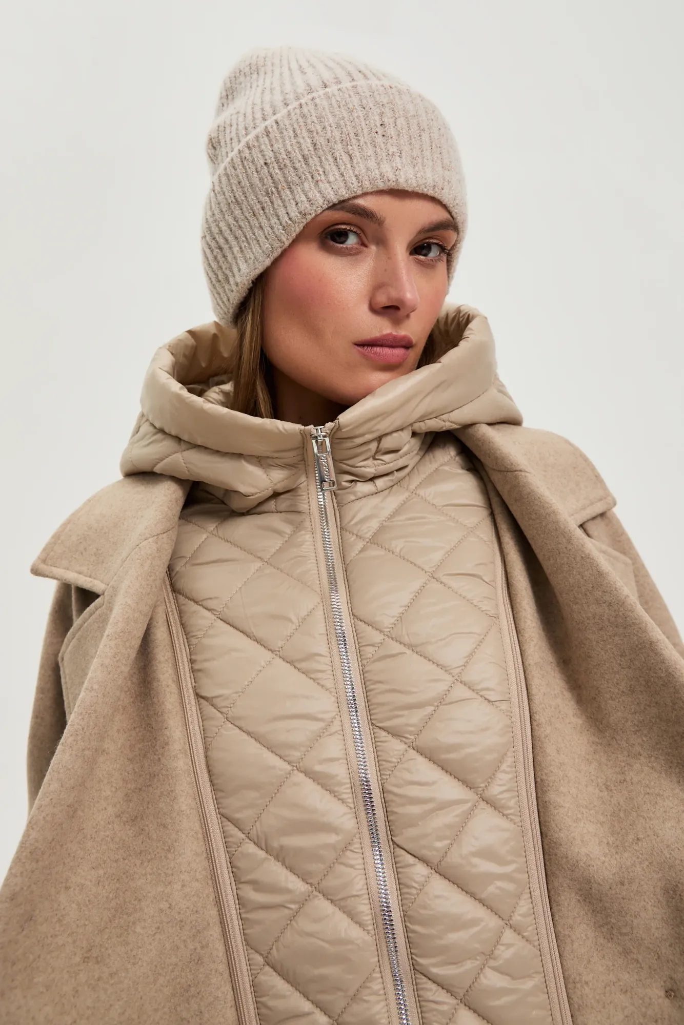 Chaqueta De Mujer Z-KU-4801 BEIGE MEL - Imagen 5