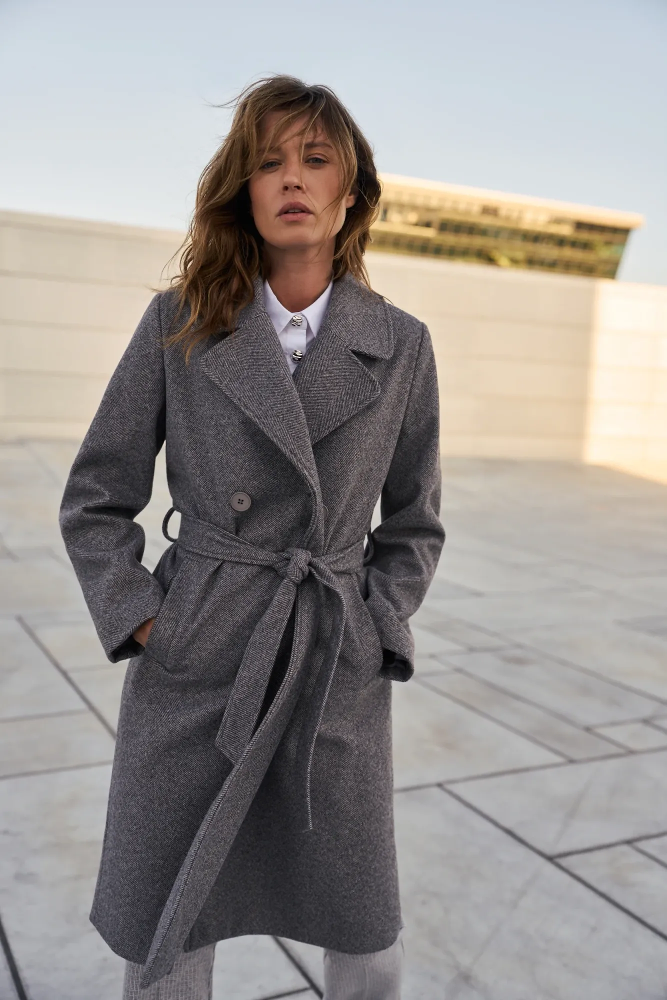 Chaqueta De Mujer Z-KU-4805 GREY