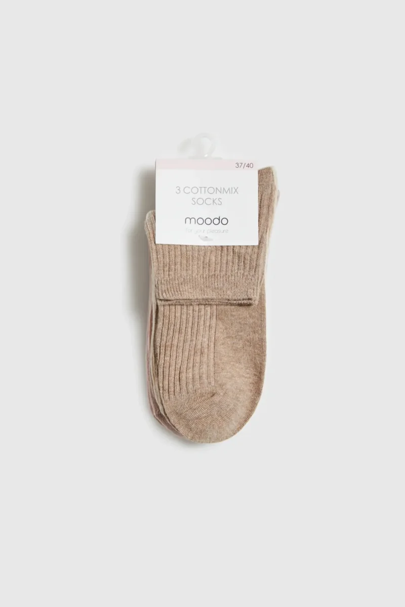 Calcetines De Mujer Z-SK-4808 BEIGE - Imagen 3