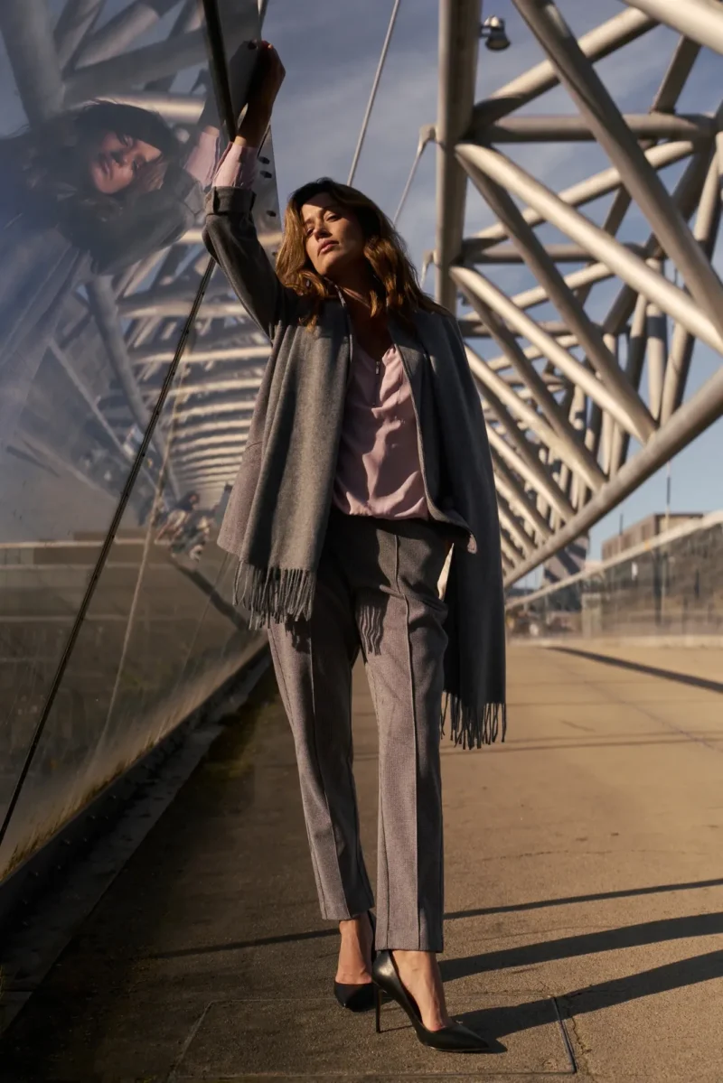 Bufanda De Mujer Z-SZ-4807 L.GREY - Imagen 2