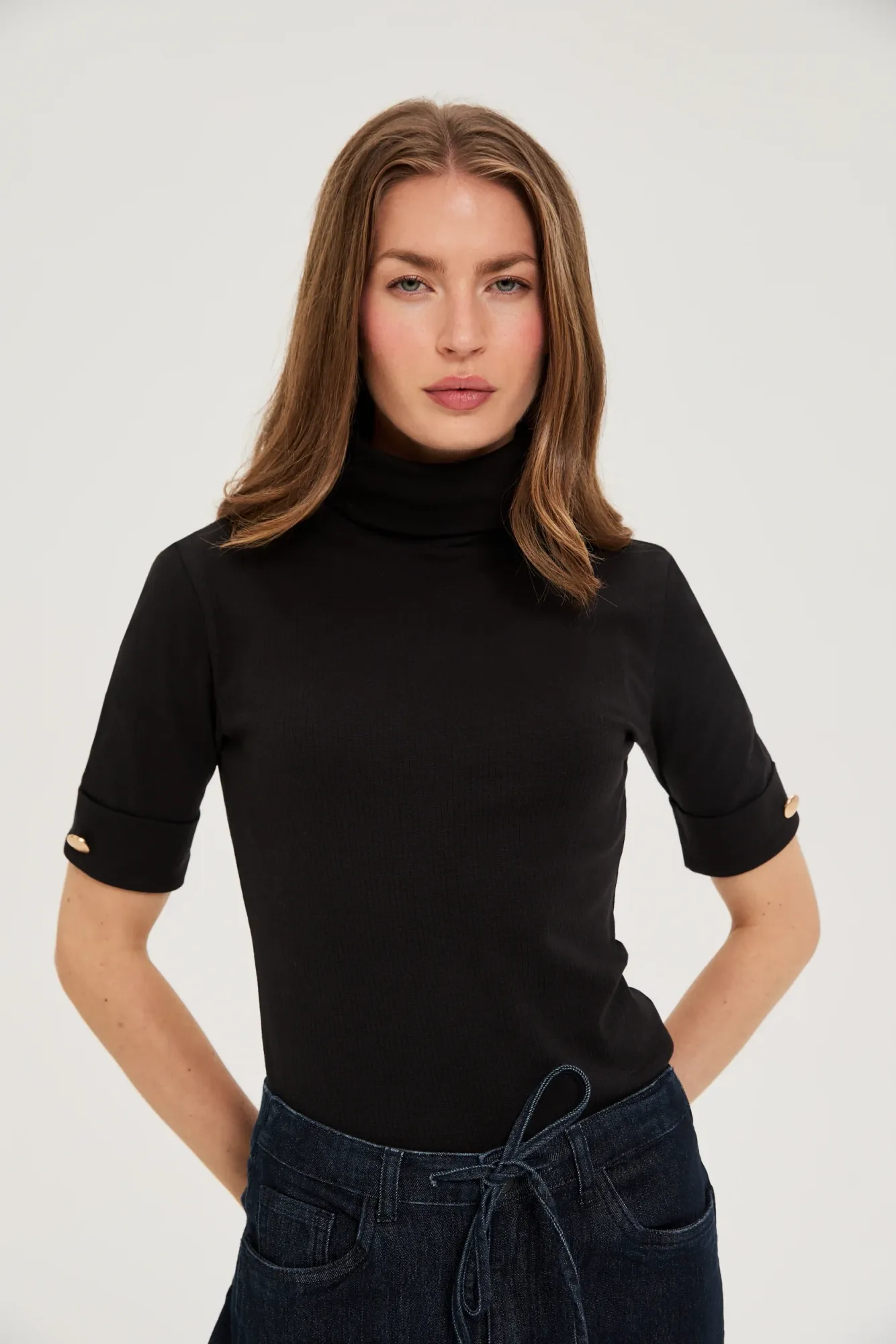 Camiseta Manga Corta De Mujer Z-TS-4816 BLACK