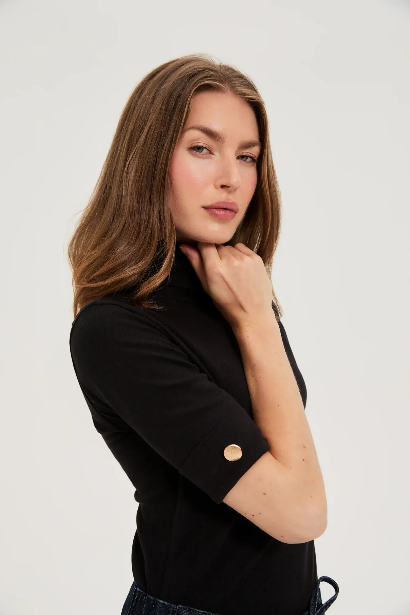 Camiseta Manga Corta De Mujer Z-TS-4816 BLACK - Imagen 3