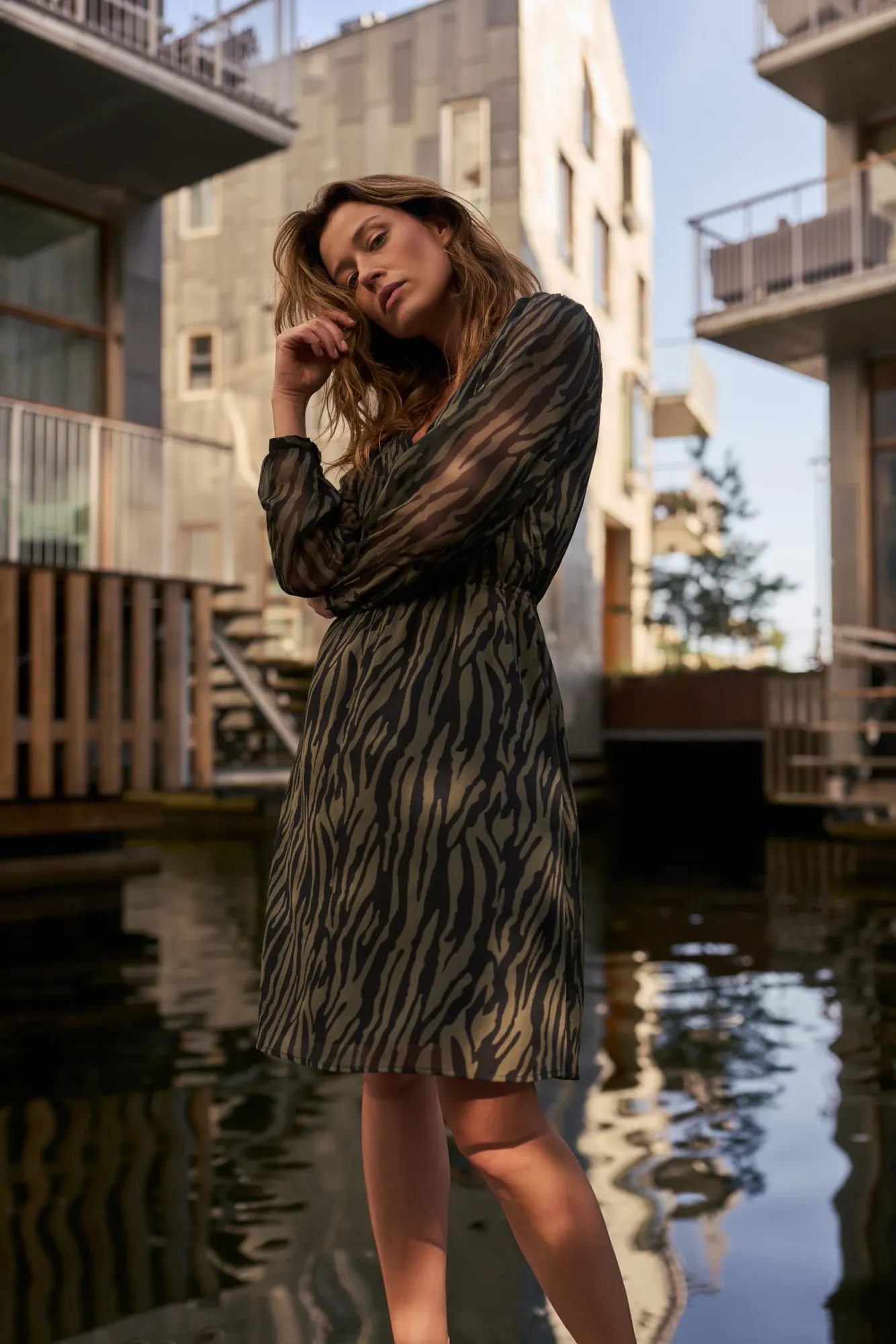 Vestido De Mujer Z-SU-4819 D.OLIVE - Imagen 4