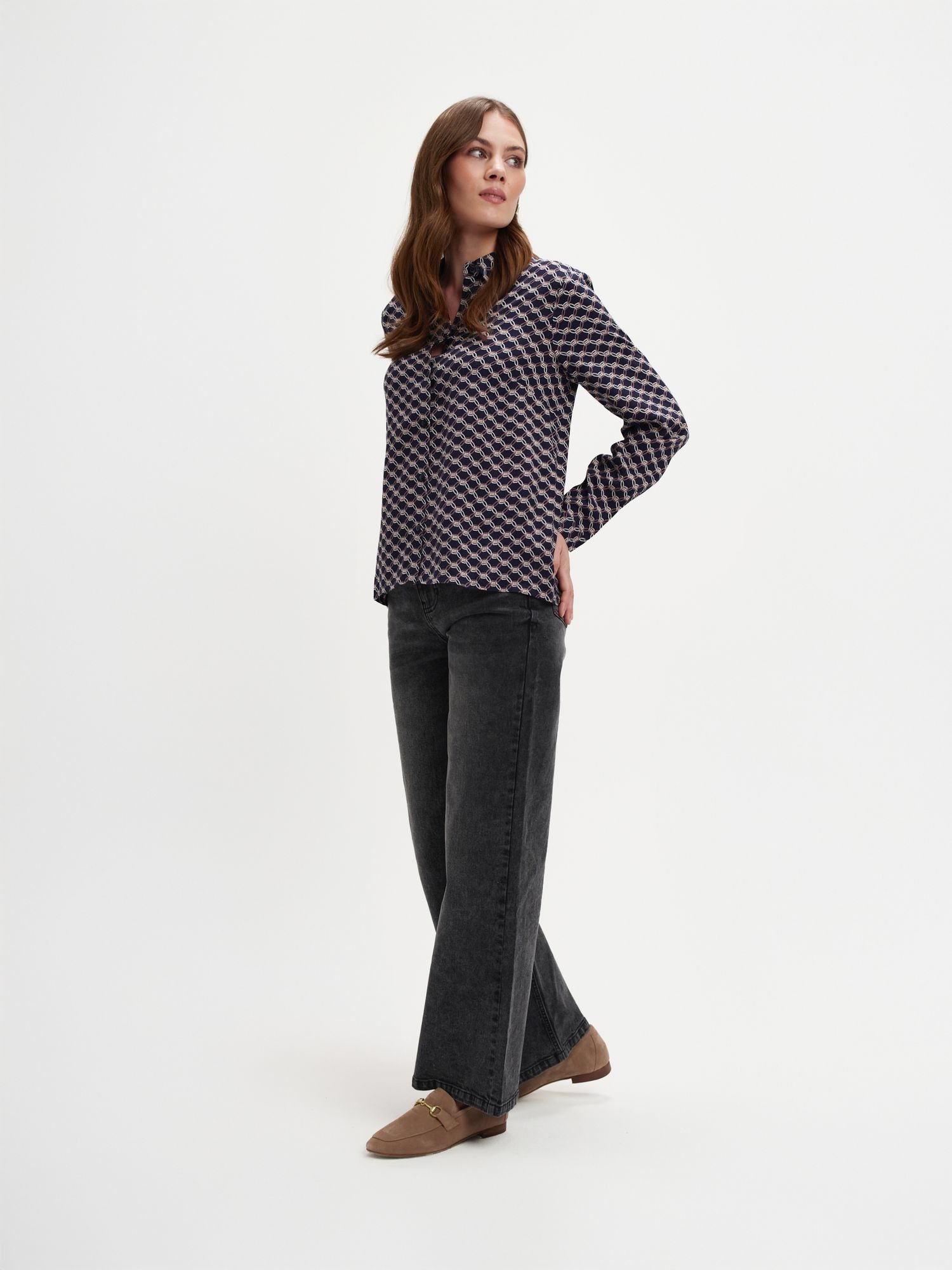 Suéter De Mujer Tskw25Blk0017Pat12 - Imagen 3