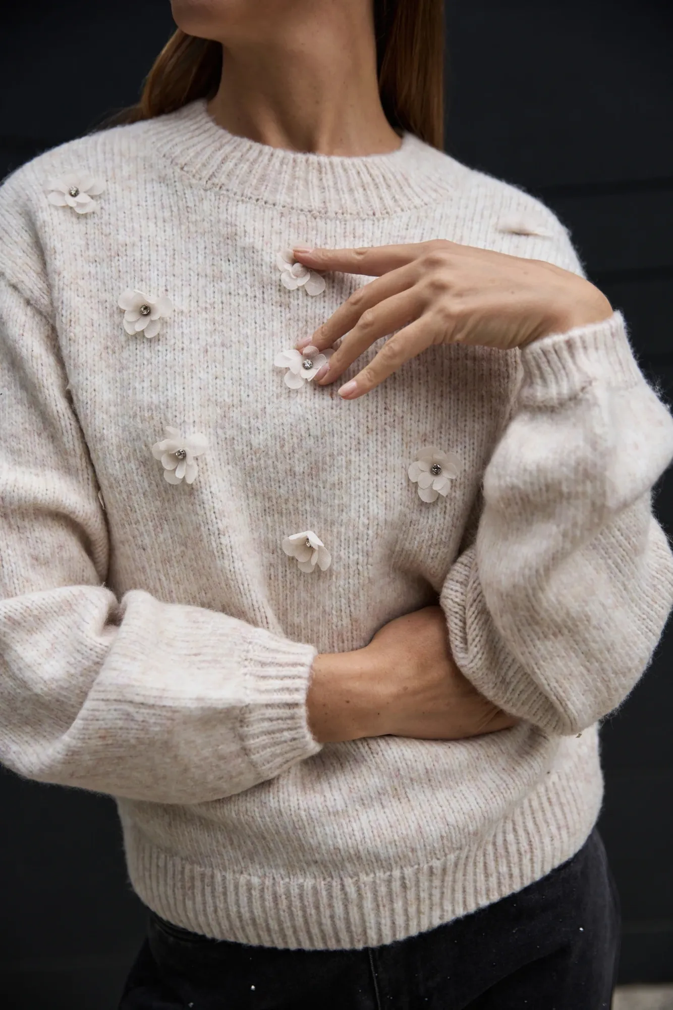 Jersey De Mujer Z-SW-4877 BEIGE - Imagen 3