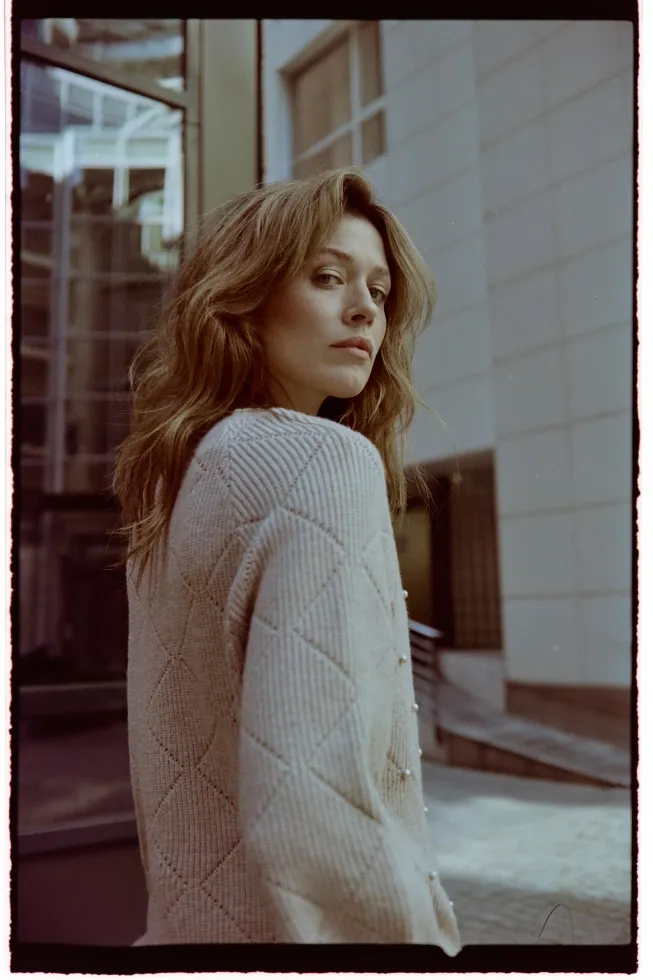 Jersey De Mujer Z-SW-4870 OFF WHITE - Imagen 3