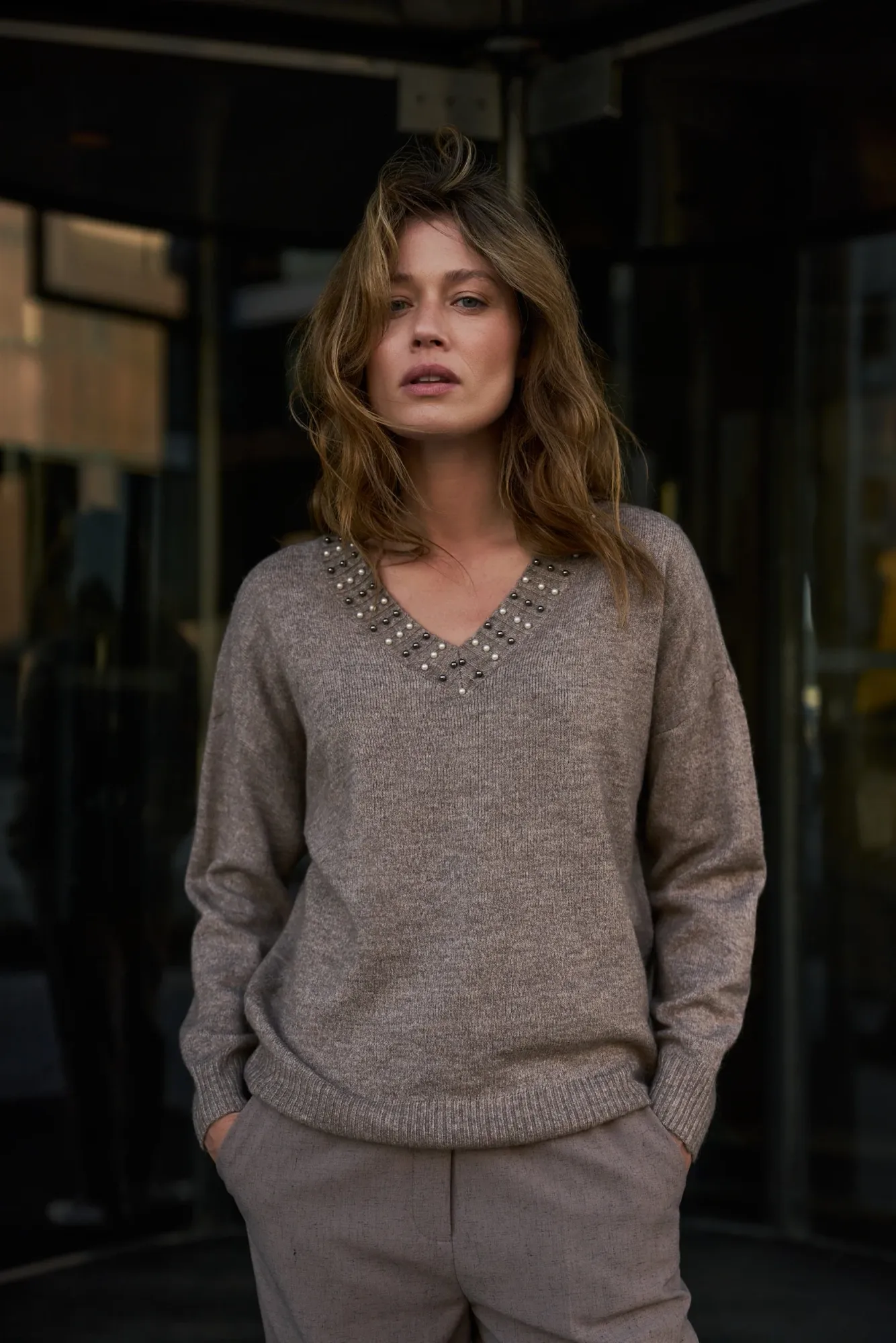 Jersey De Mujer Z-SW-4871 COFFEE